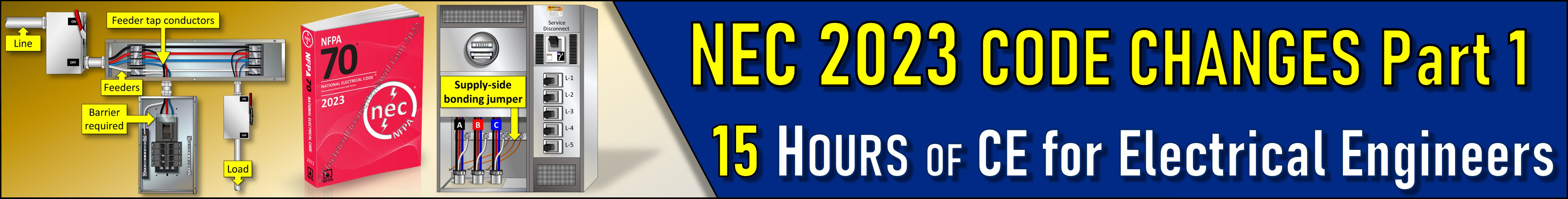 2023 NEC Code Changes Update Part 1 Banner