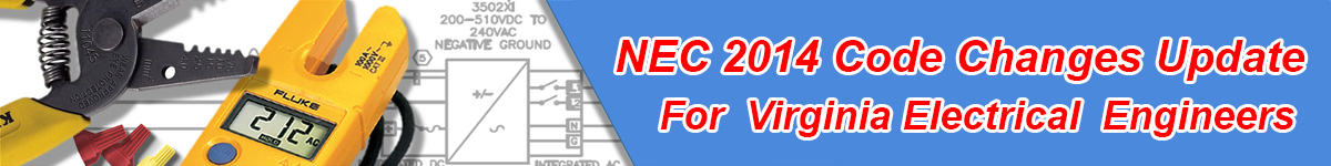 NEC 2014 Code Changes Update Banner