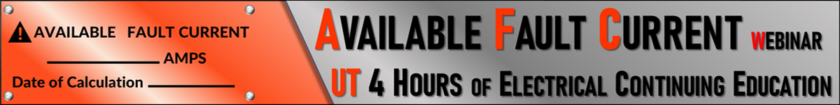 Available Fault Current (Webinar) Banner