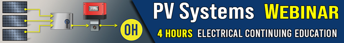 PV Systems (Webinar) Banner