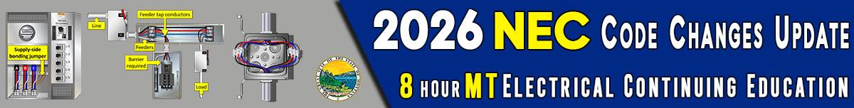 NEC 2026 Code Changes Update – 8 Hours Banner