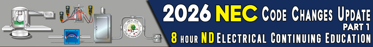 2026 NEC Code Changes Update Part 1 Banner