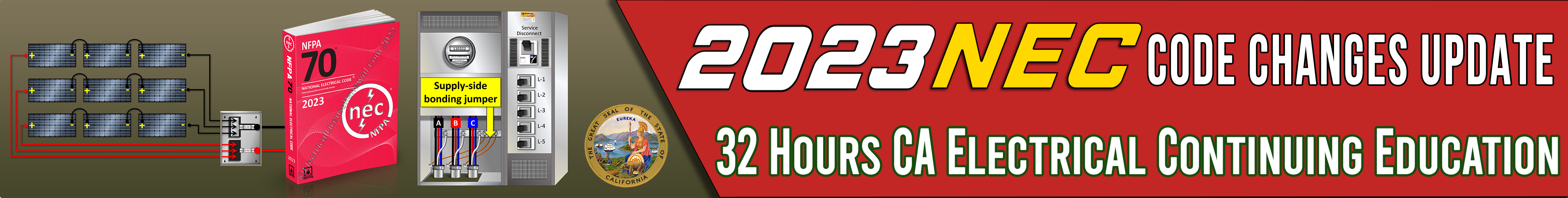 NEC 2023 Code Changes Update - 32 Hours Banner