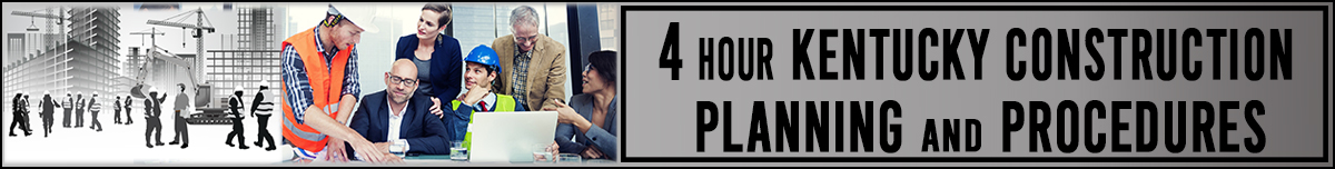 Construction Planning and Procedures Course Banner