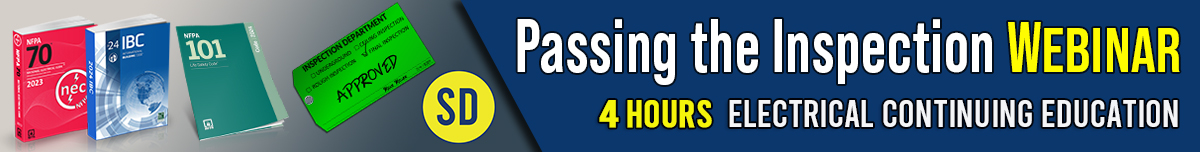 Passing the Inspection (Webinar) Banner