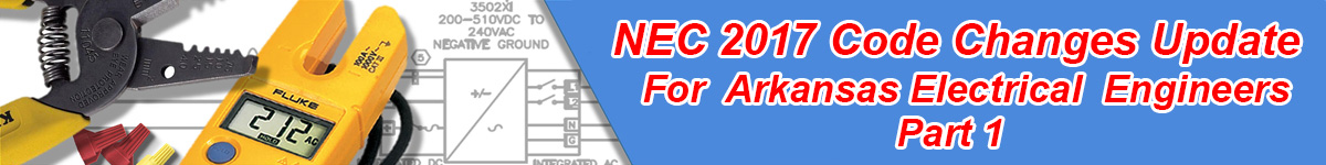NEC 2017 Code Changes Update Part 1 Banner
