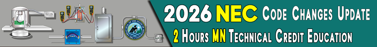 2026 NEC Code Changes-2-hours Banner