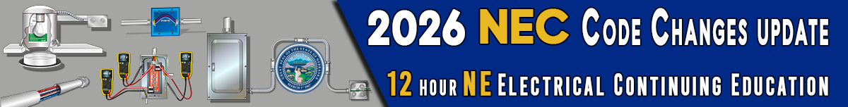 2026 NEC Code Changes Update-12 Hours Banner