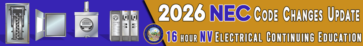 2026 NEC Code Changes Update Course Banner