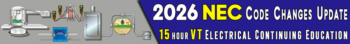NEC 2026 Code Changes Update Course Banner
