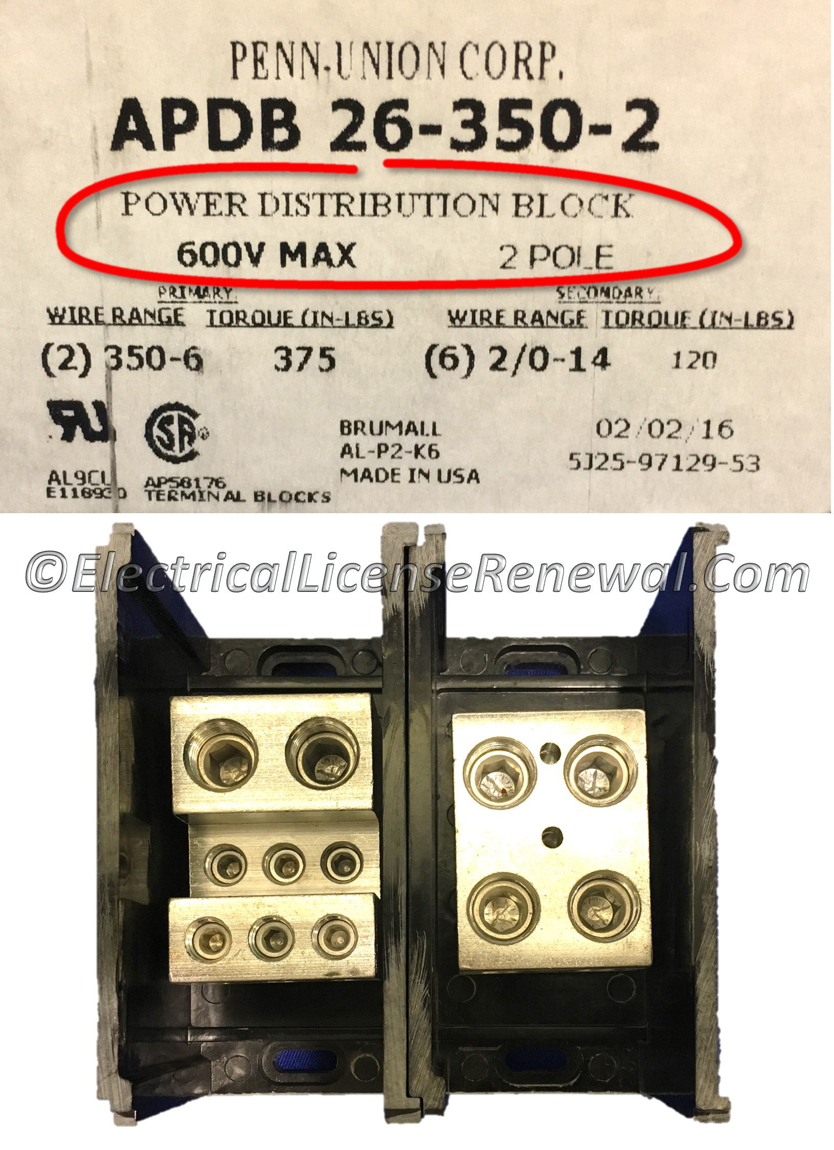 DISTRIBUTION BLOCKS