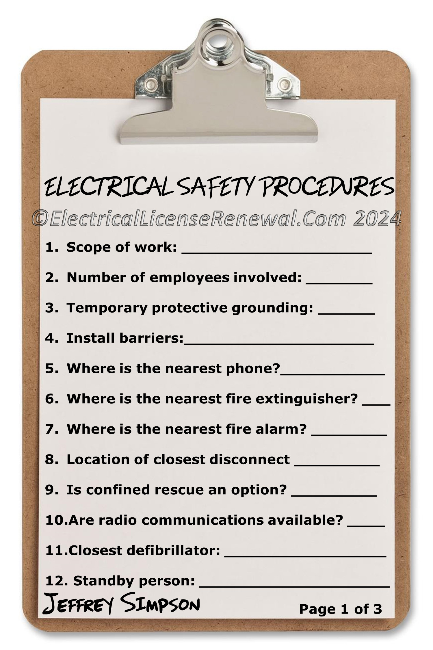 NFPA 70E 110 5 Electrical Safety Program