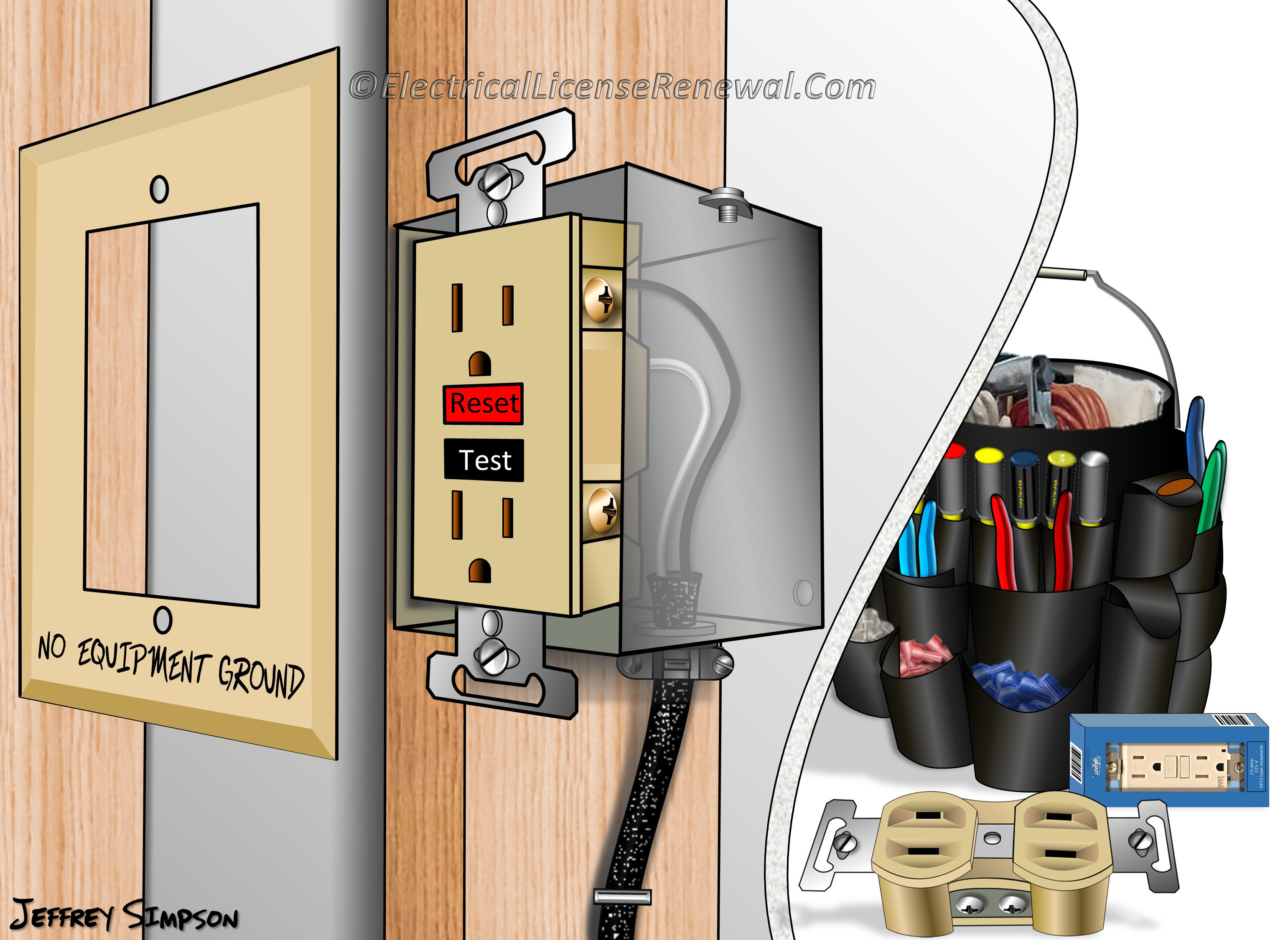 406.4(D)(2) Non-Grounding-Type Receptacles.