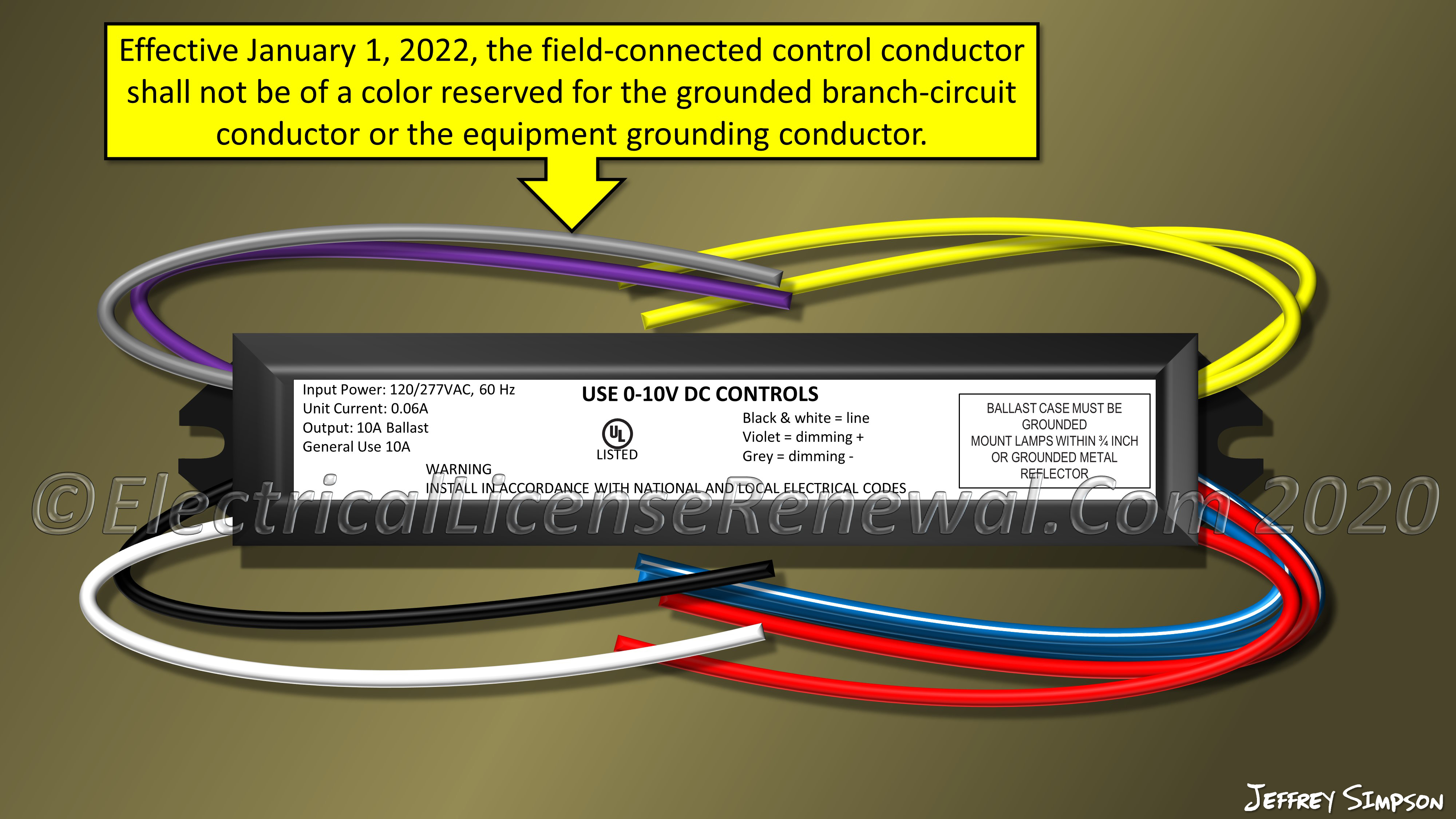 Electrical Wire Color Code Nec Wiring Today