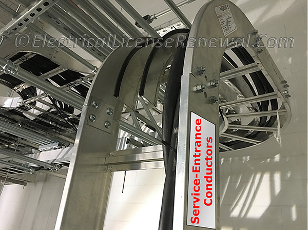 The label must be visible after installation and cannot be more than 10 ft. apart.