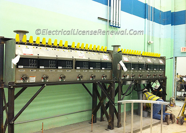 In this 2011 image, the 12,470-volt, fully submersible electric service was just set in place. This service only supplied 3-phase industrial loads that did not use a grounded neutral conductor. If installed according to the 2014 NEC, would a grounded conductor be required to be run to the service equipment?