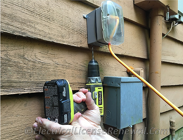 Weep holes up to 1/4 in. are now allowed to be drilled into boxes installed in damp and wet locations.