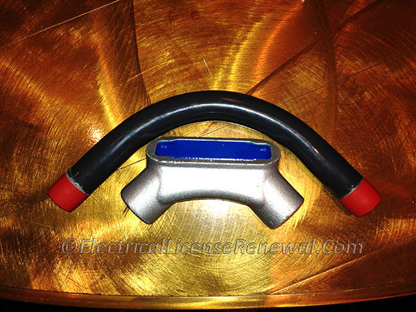 This listed conduit body has the same radius as the typical 90&deg; bend using the same size raceway. It can hold the same number of conductors as the same size raceway.