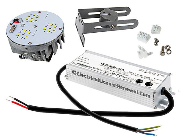 Here is a listed retrofit kit for the field conversion of a specific luminaire.