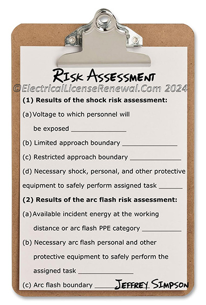 A risk assessment identifies hazards, estimates the likelihood of occurrence of injury or damage to health, estimates the potential severity of injury or damage to health, and determines if protective measures are required.