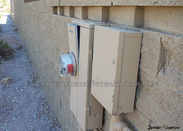 Evidence of impending failure includes loose equipment parts and visible damage.