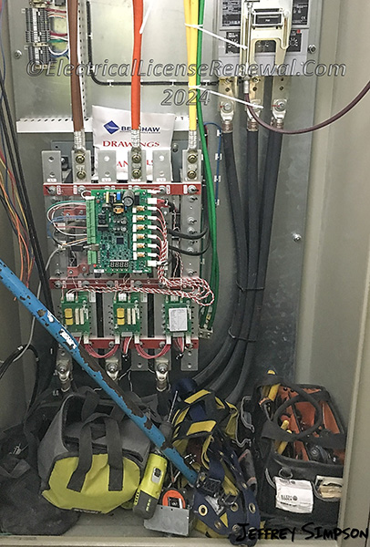 Before electric circuits or equipment are re-energized, visual inspections shall be conducted to verify that all tools, mechanical restraints and electrical jumpers, short circuits, and temporary protective grounding equipment have been removed.