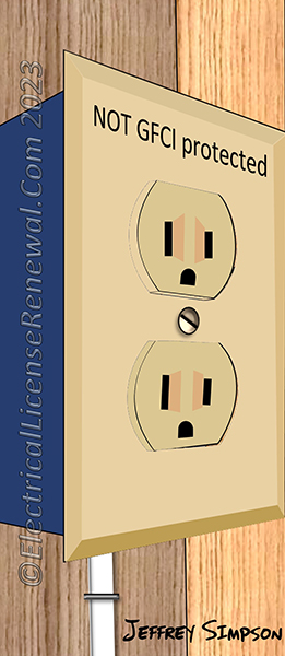 A receptacle supplying only a permanently installed fire alarm or burglar alarm system shall not be required to have ground-fault circuit-interrupter protection if the receptacle is labeled as “not GFCI protected.”