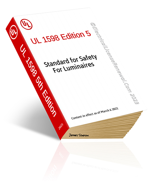 UL 1598 is mentioned in NEC Annex A and has several editions.