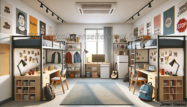 The average dorm room (whether it houses one or two students) is still subject to NEC requirements for areas like bedrooms and living rooms. Those spaces are now correctly treated as &ldquo;guest rooms&rdquo; or &ldquo;guest suites&rdquo; within a dormitory occupancy, similar to a hotel or military barracks.