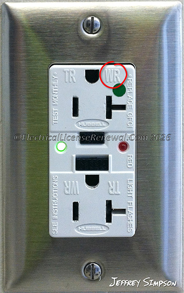 Weather-Resistant receptacle.