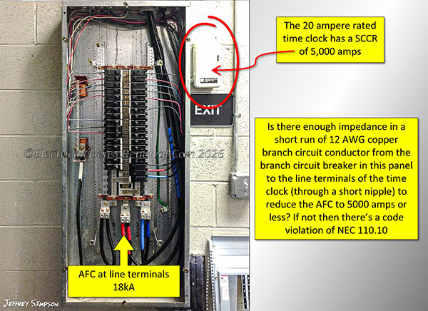 The OCPDs, equipment short-circuit current ratings, and other characteristics of the circuit to be protected shall be selected and coordinated with the available fault current to permit the circuit protective devices used to clear a fault to do so without extensive damage to the electrical equipment of the circuit.