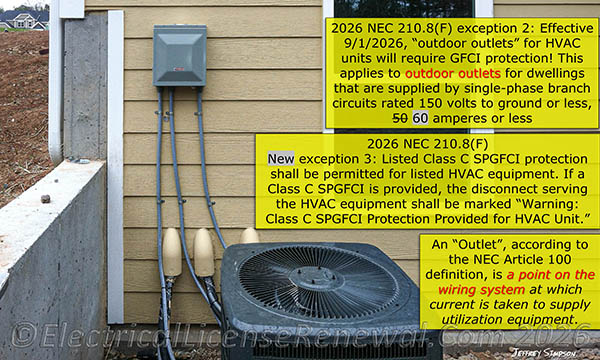 An &ldquo;Outlet&rdquo;, according to the NEC Article 100 definition, is a point on the wiring system at which current is taken to supply utilization equipment.