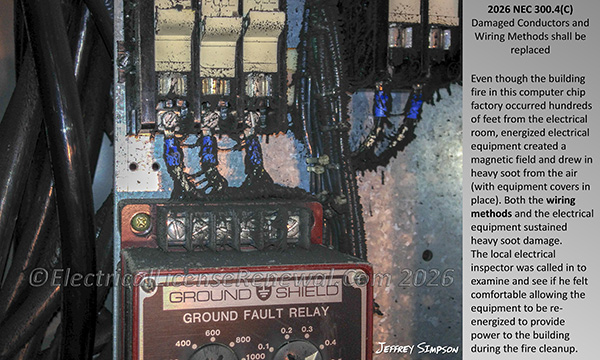 Damaged Conductors and Wiring Methods shall be replaced but at what point are the conductors considered &ldquo;damaged&rdquo;?