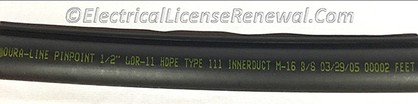 An example of Dura-Line brand Innerduct.