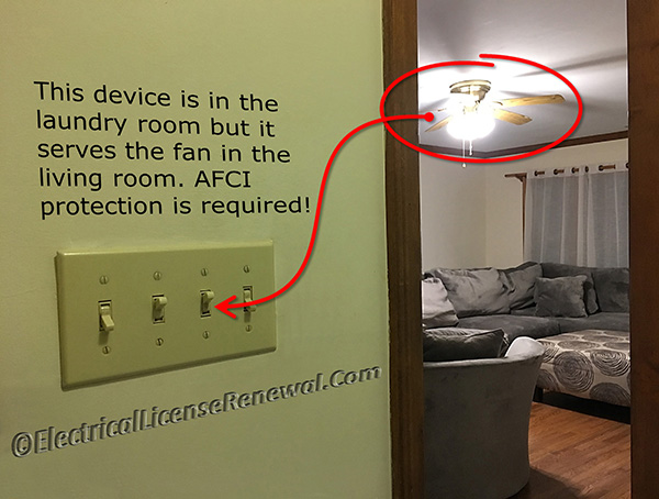 In NC, receptacles installed in dwelling unit kitchens and laundry areas are not required to have AFCI protection.