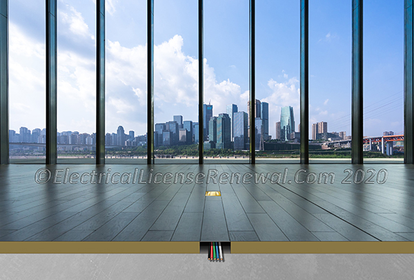 Underfloor raceways include raceways and associated components designed and intended for installation beneath or flush with the surface of a floor for the installation of cables and electrical conductors.