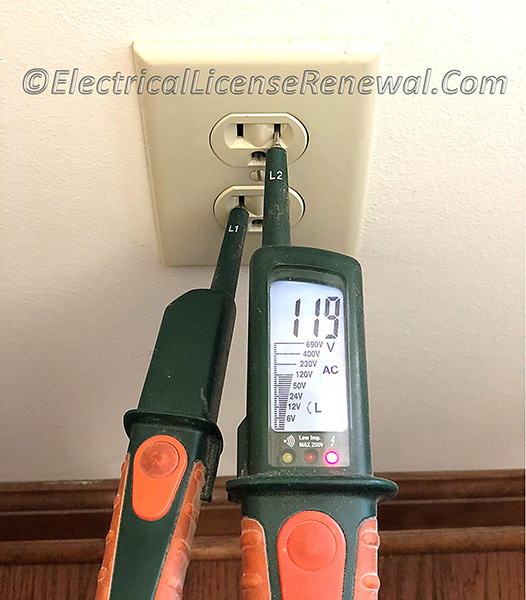 Always verify the operation of the tester on a known voltage source before and after an absence of voltage test is performed.