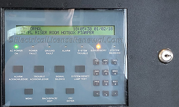 Supervisory signals indicate the need for action in connection with the supervision of guard tours or environmental or other nonintrusion monitored point or system.