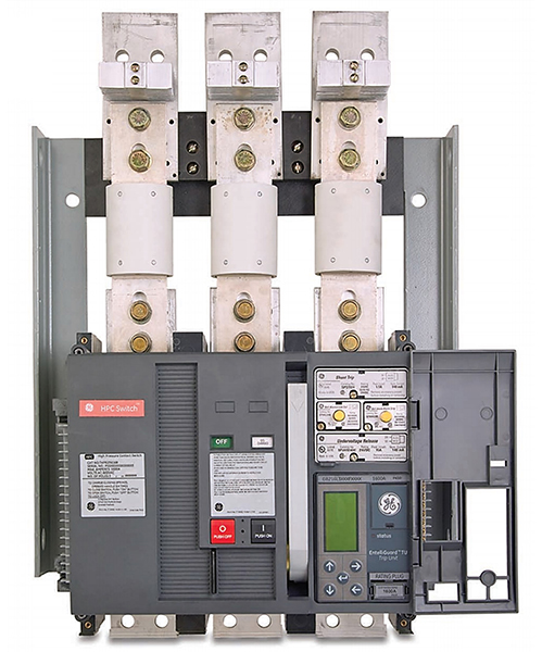 GE markets the High-Pressure Contact (HPC) switches as an arc flash hazard mitigation solution.