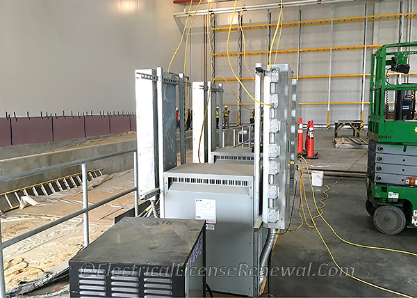 This temporary power setup must be removed upon completion of the construction project in accordance with NEC 590.3(D).