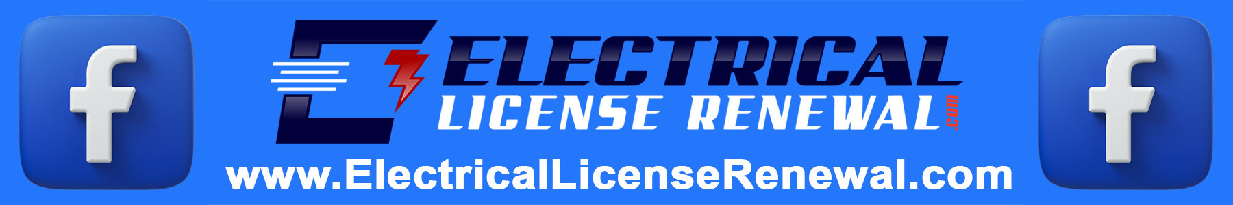 Electrical License Renewal Facebook Logo