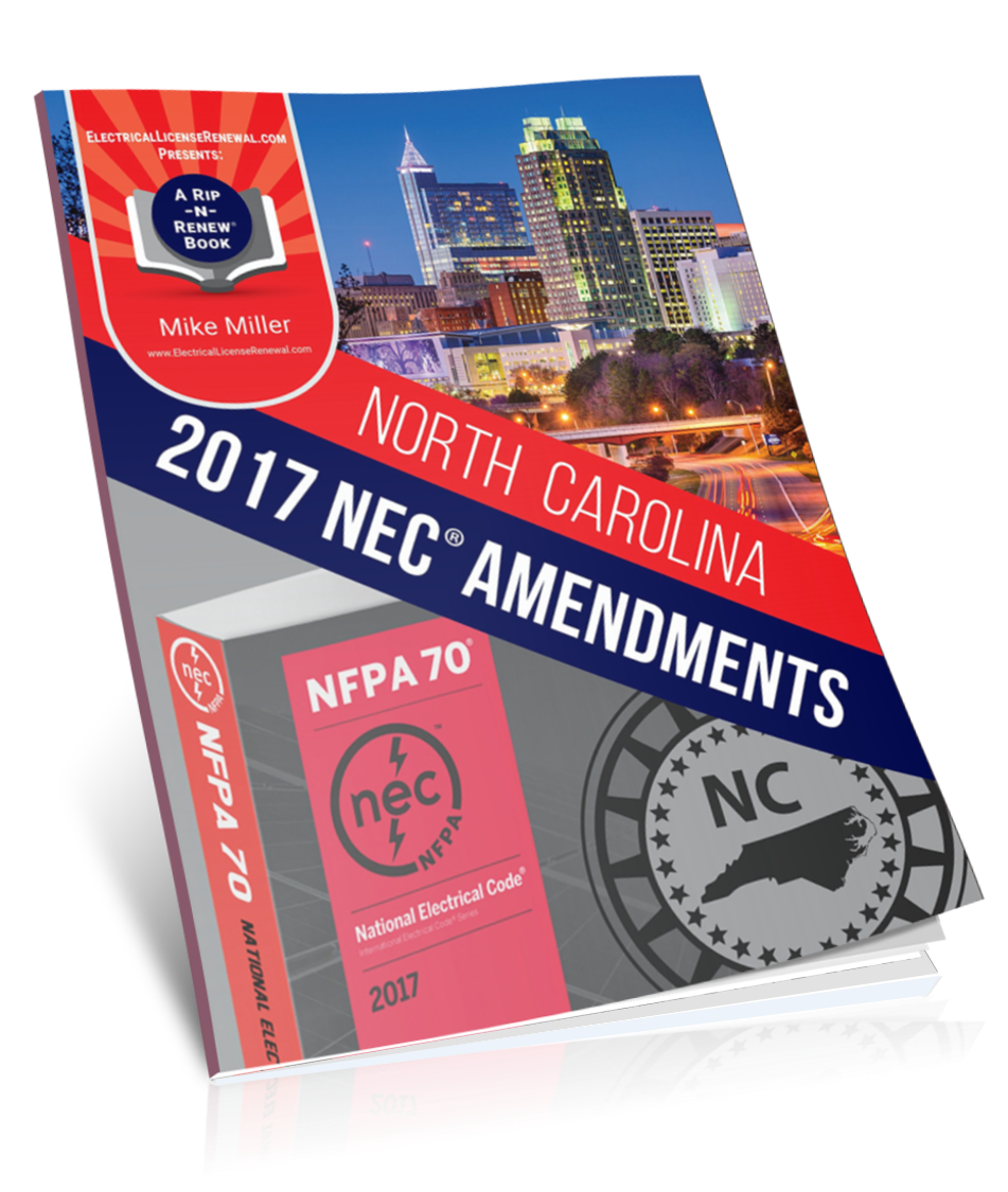 NC Amendments to the 2017 NEC Book Front Cover